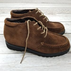 Ll Bean Leather Chukka Boots Size 6